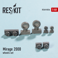  ResKit  1/48 Dassault Mirage 2000 wheels set OUT OF STOCK IN US, HIGHER PRICED SOURCED IN EUROPE RS48-0034