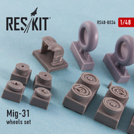  ResKit  1/48 Mikoyan MiG-31B/BS Foxhound wheels set OUT OF STOCK IN US, HIGHER PRICED SOURCED IN EUROPE RS48-0036