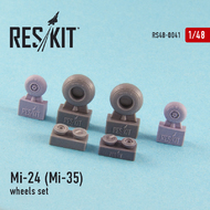  ResKit  1/48 Mil Mi-24D (Mi-35) wheels set RS48-0041