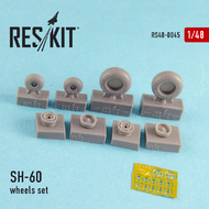  ResKit  1/48 Sikorsky SH-60 (all versions) wheels set (1/48) RS48-0045