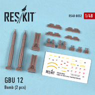  ResKit  1/48 GBU-12 Bomb Laser guided bomb (2 pcs) RS48-0052