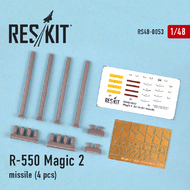  ResKit  1/48 Matra R-550 Magic-2 missile (4 pcs) RS48-0053