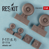  ResKit  1/48 General-Dynamics F-111E/F-111F/EF-111A wheels set OUT OF STOCK IN US, HIGHER PRICED SOURCED IN EUROPE RS48-0070