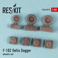 Convair F-102A Delta Dagger wheels set OUT OF STOCK IN US, HIGHER PRICED SOURCED IN EUROPE #RS48-0073