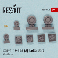 Convair F-106 Delta Dart wheels set #RS48-0074