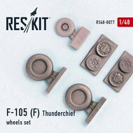Republic F-105F Thunderchief wheels set OUT OF STOCK IN US, HIGHER PRICED SOURCED IN EUROPE #RS48-0077