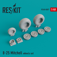  ResKit  1/48 North-American B-25 Mitchell wheels set RS48-0087