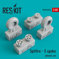  ResKit  1/48 Supermarine Spitfire - 5 spoke wheels set RS48-0104