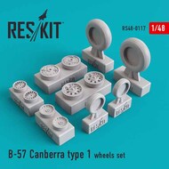  ResKit  1/48 B-57 Canberra type 1 wheels set RS48-0117