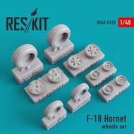  ResKit  1/48 McDonnell-Douglas F/A-18 Hornet wheels set OUT OF STOCK IN US, HIGHER PRICED SOURCED IN EUROPE RS48-0125
