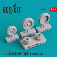  ResKit  1/48 Vought F-8E/F-8H/F-8J Crusader Type 2 wheels set RS48-0133