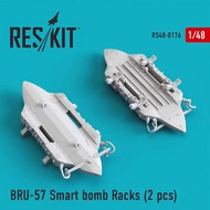  ResKit  1/48 BRU-57 Smart bomb Racks for F-16 (2 pcs) RS48-0176