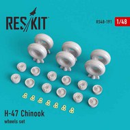  ResKit  1/48 Boeing CH-47D Chinook wheels set RS48-0191