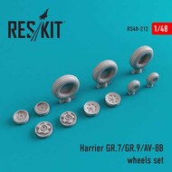  ResKit  1/48 BAe Harrier GR.7/GR.9/AV-8B wheels set RS48-0212