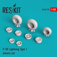  ResKit  1/48 Lockheed P-38 Lightning Type 1 wheels set OUT OF STOCK IN US, HIGHER PRICED SOURCED IN EUROPE RS48-0220