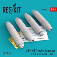  ResKit  1/48 UB-16-57 rocket launcher (4 pcs) RS48-0227