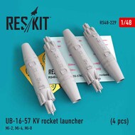 UB-16-57 KV rocket launcher (4 pcs) #RS48-0229