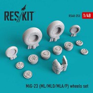  ResKit  1/48 Mikoyan MiG-23ML/MiG-23MLD/MiG-23MLA/MiG-23P) wheels set OUT OF STOCK IN US, HIGHER PRICED SOURCED IN EUROPE RS48-0253