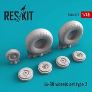  ResKit  1/48 Junkers Ju.88 wheels set type 2 RS48-0271