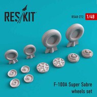  ResKit  1/48 North-American F-100A Super Sabre wheels set OUT OF STOCK IN US, HIGHER PRICED SOURCED IN EUROPE RS48-0272