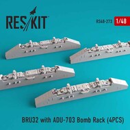  ResKit  1/48 BRU32 with ADU-703 Bomb Rack (4PCS) Grumman F-14B/F-14D Tomcat RS48-0273