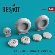 North-American T-6 Texan wheels set #RS48-0274
