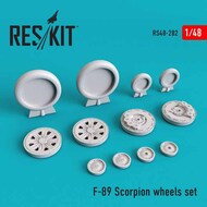 F-89 Scorpion wheels set Revell #RS48-0282