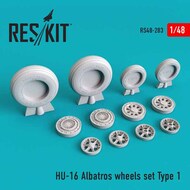 ResKit  1/48 HU-16 Albatros wheels set Type 1 Trumpeter RS48-0283