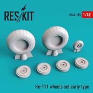  ResKit  1/48 He.111 wheels set early type RS48-0285