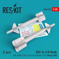  ResKit  1/48 GBU-24 (A-B) Bomb (2 pcs) OUT OF STOCK IN US, HIGHER PRICED SOURCED IN EUROPE RS48-0290
