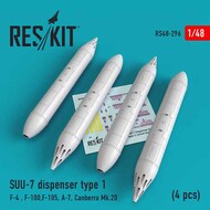  ResKit  1/48 SUU-7 dispenser type 1 (4 pcs) RS48-0296