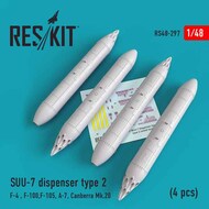  ResKit  1/48 SUU-7 dispenser type 2 (4 pcs) RS48-0297