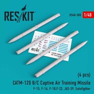  ResKit  1/48 CATM-120 B/C Captive Air Training Missile (4 pcs) RS48-0300