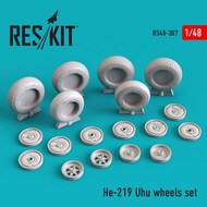  ResKit  1/48 He.219 Uhu wheels set Tamiya RS48-0307