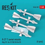  ResKit  1/48 R-27 T soviet missile (4 pcs) OUT OF STOCK IN US, HIGHER PRICED SOURCED IN EUROPE RS48-0309