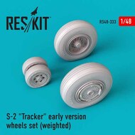 Grumman S-2 Tracker early version wheels set (weighted) #RS48-0333