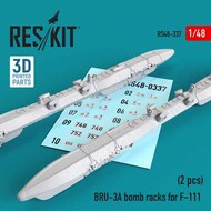 BRU-3A bomb racks for F-111 (2 pcs) (3D Printing) OUT OF STOCK IN US, HIGHER PRICED SOURCED IN EUROPE #RS48-0337