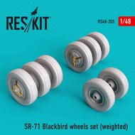  ResKit  1/48 Lockheed SR-71 Blackbird wheels set (weighted) RS48-0355