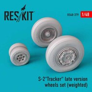 Grumman S-2 Tracker late version wheels set (weighted) #RS48-0379