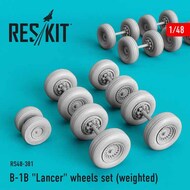  ResKit  1/48 Rockwell B-1B 'Lancer' wheels set (weighted) OUT OF STOCK IN US, HIGHER PRICED SOURCED IN EUROPE RS48-0381