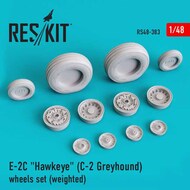 E-2C Hawkeye (C-2 Greyhound) wheels set (weighted) OUT OF STOCK IN US, HIGHER PRICED SOURCED IN EUROPE #RS48-0383