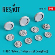  ResKit  1/48 Northrop T-38C Talon ll wheels set (weighted) OUT OF STOCK IN US, HIGHER PRICED SOURCED IN EUROPE RS48-0386