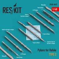 ResKit  1/48 Pylons for Dassault Rafale type 2 (1/48) RS48-0437