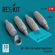 UB-32A-24 Rocket Launcher Set (for Mi-24 Mi-8) #RS48-0453