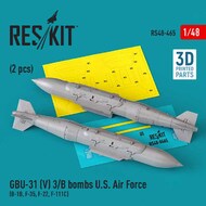 GBU-31 (V) 3/B bombs U.S. Air Force (2 pcs) (B-1B, F-35, F-22, F-111C) (3D-Printed) #RS48-0465