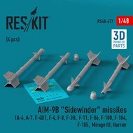 AIM-9B Sidewinder Missile Set #RS48-0477