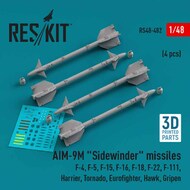 AIM-9M Sidewinder Missile Set #RS48-0482