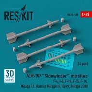 AIM-9P Sidewinder Missile Set #RS48-0483