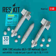AGM-130C Missiles BLU-109 Warhead + AN/AXQ-14 Data Link Pod #RS48-0544