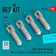 FAB-250 ?-54 bombs (4 pcs) RS48-0565
